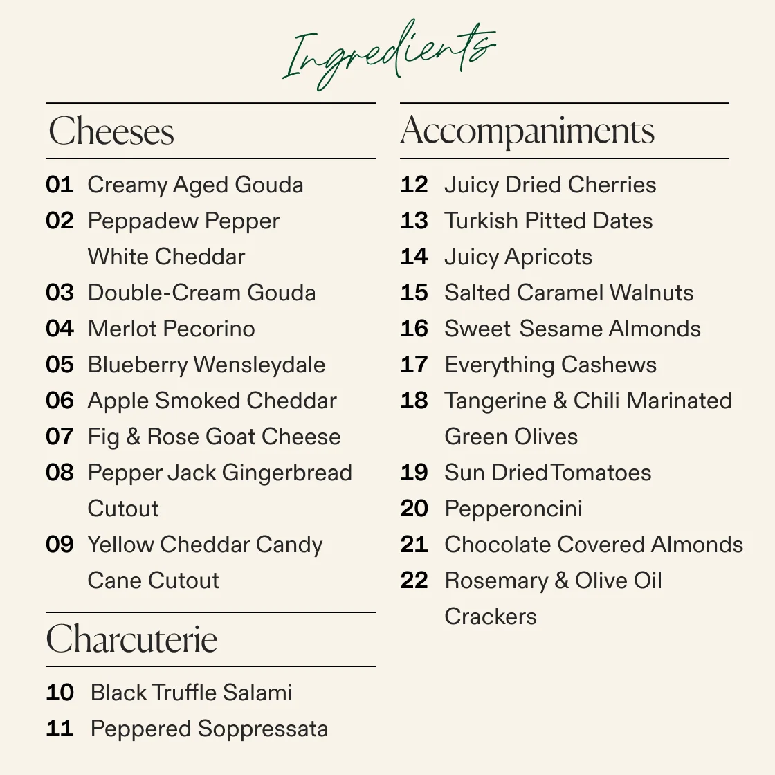 Holiday Medium Cheese & Charcuterie Board - Image 3