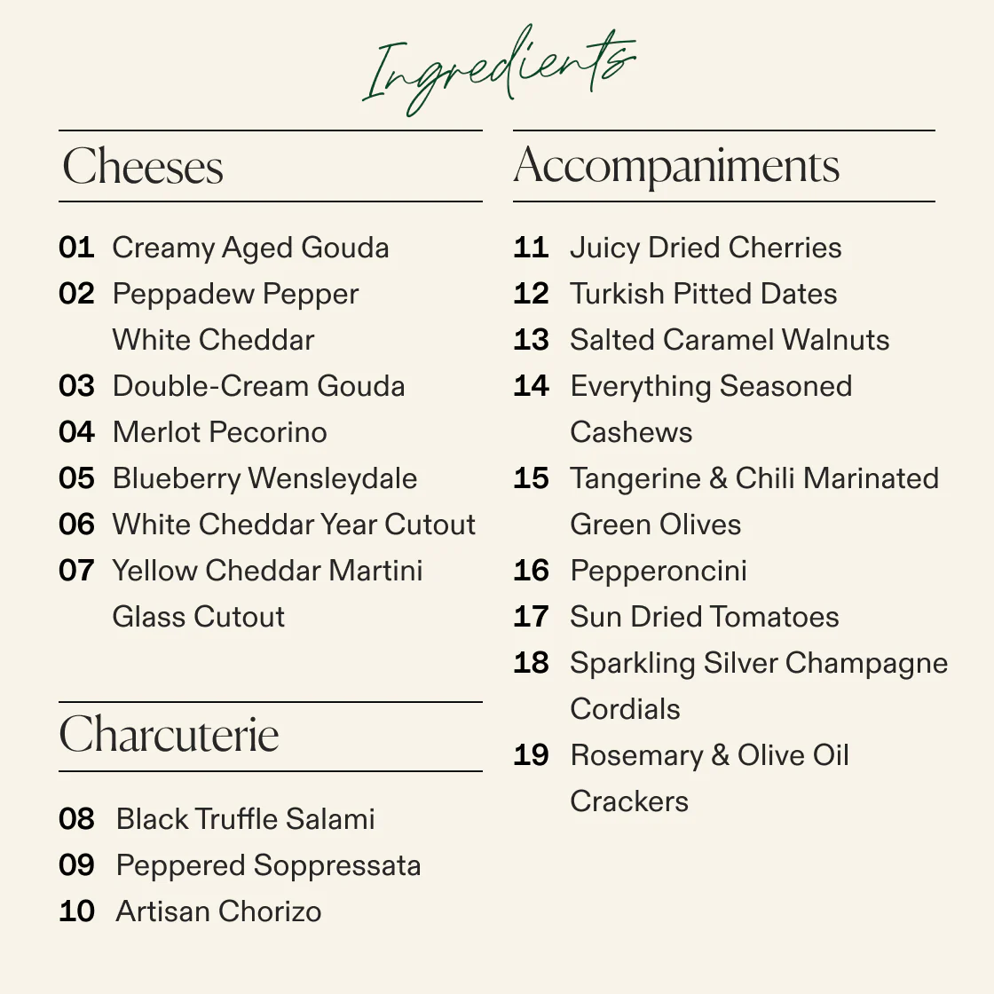 New Year's Classic Cheese & Charcuterie Board - Image 3