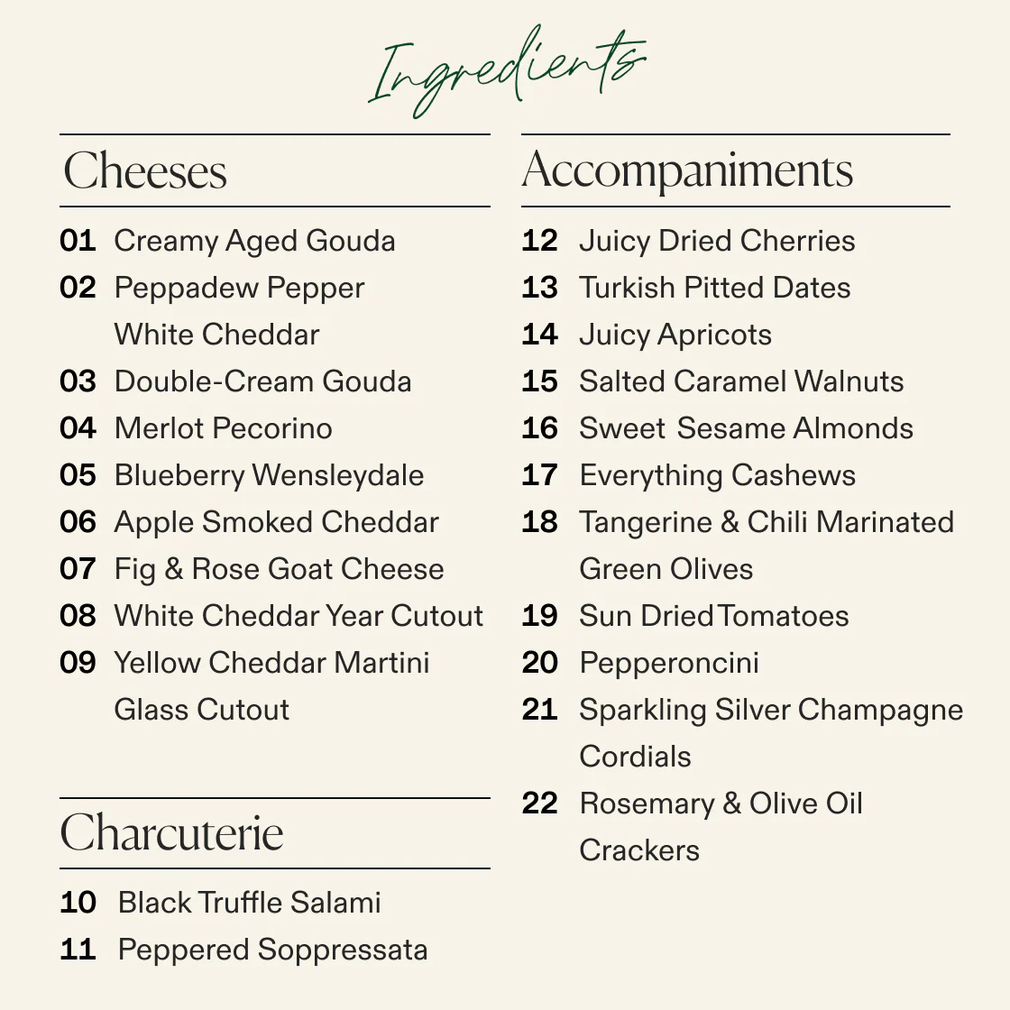 New Year's Medium Cheese & Charcuterie Board - Image 3