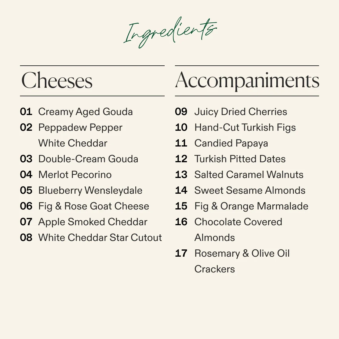Jewish Holiday Classic Cheese Board (No Meat) - Image 3