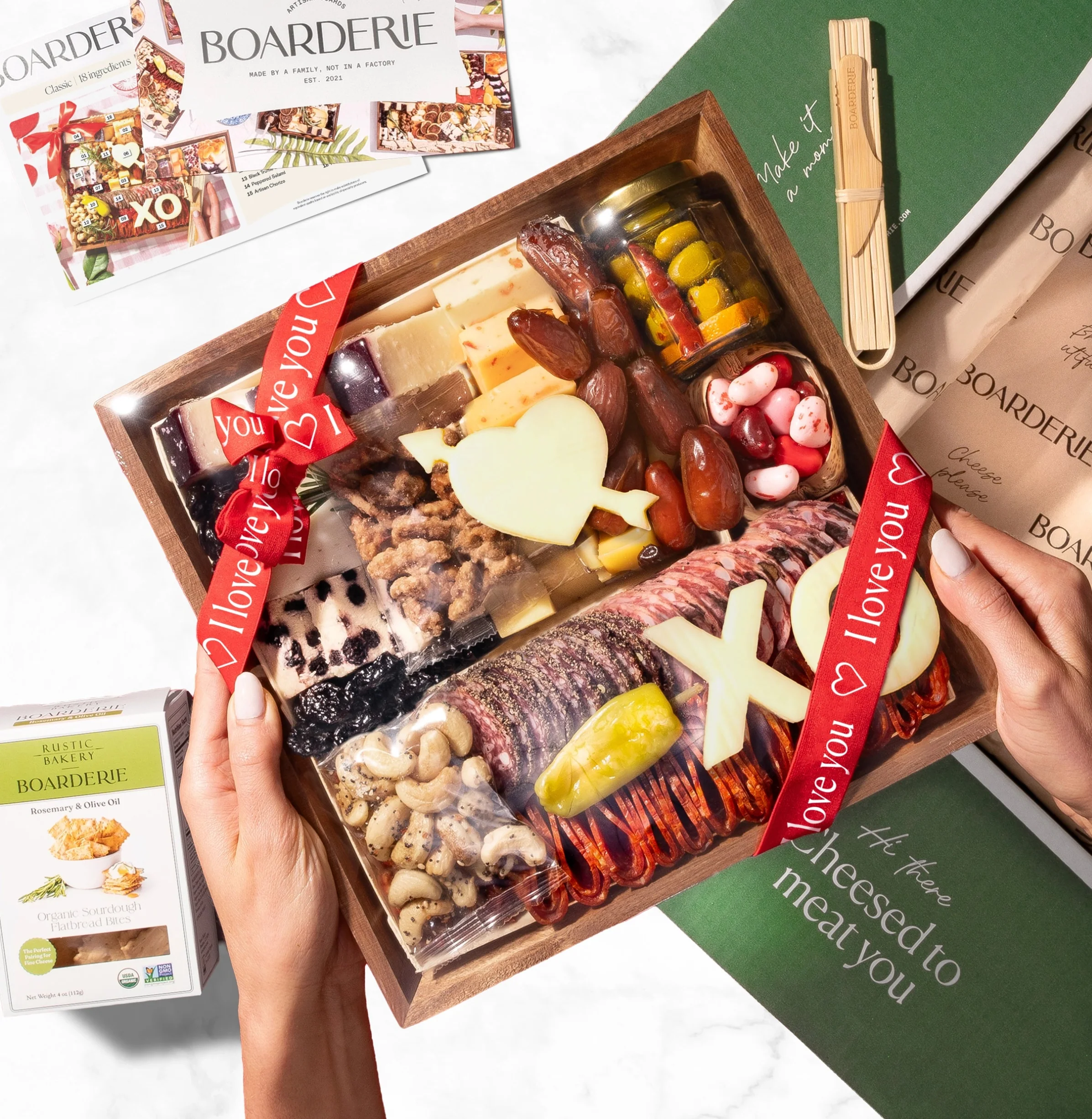 Valentine's Classic Cheese & Charcuterie Board - Image 8