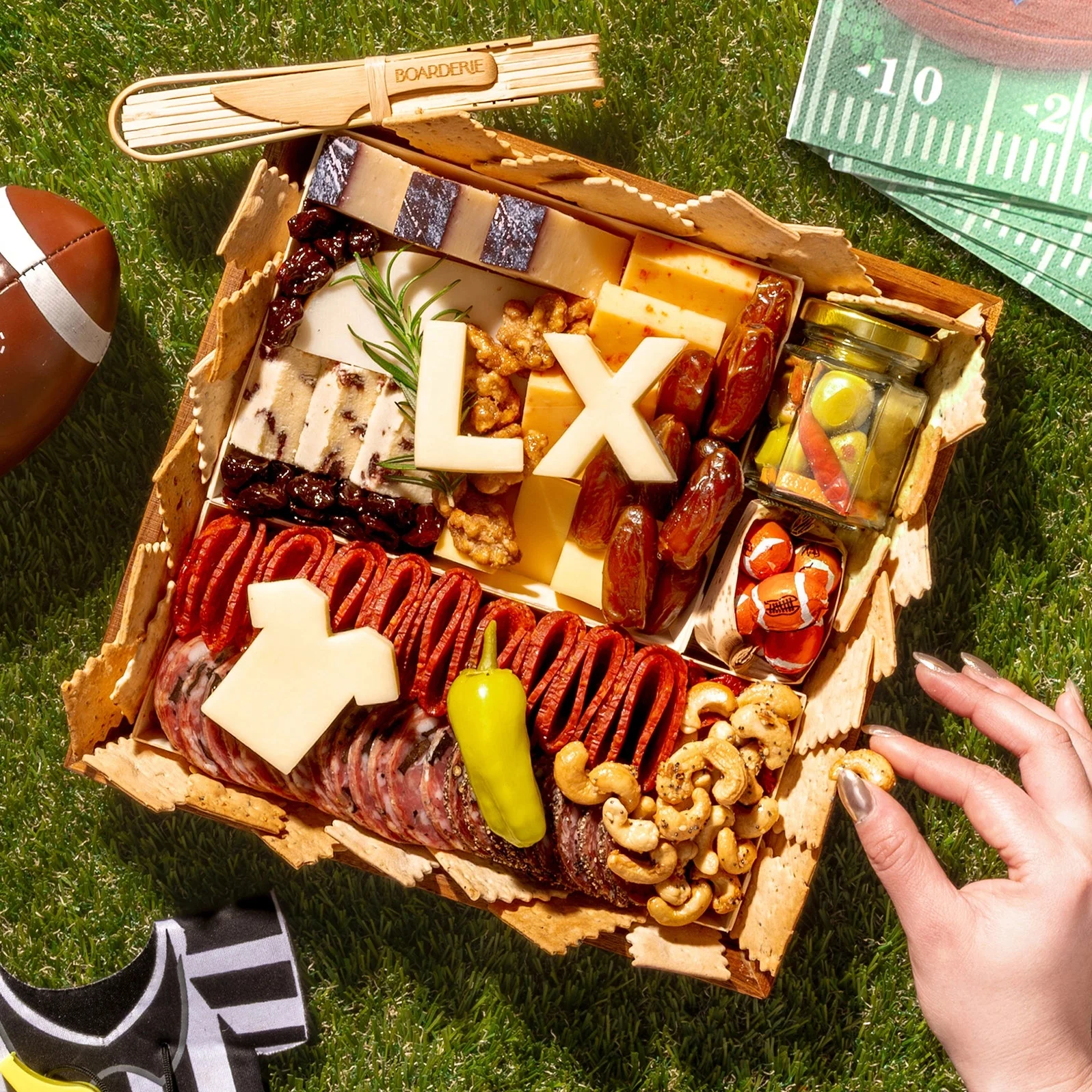 Super Bowl Classic Cheese & Charcuterie Board - E-Gift
