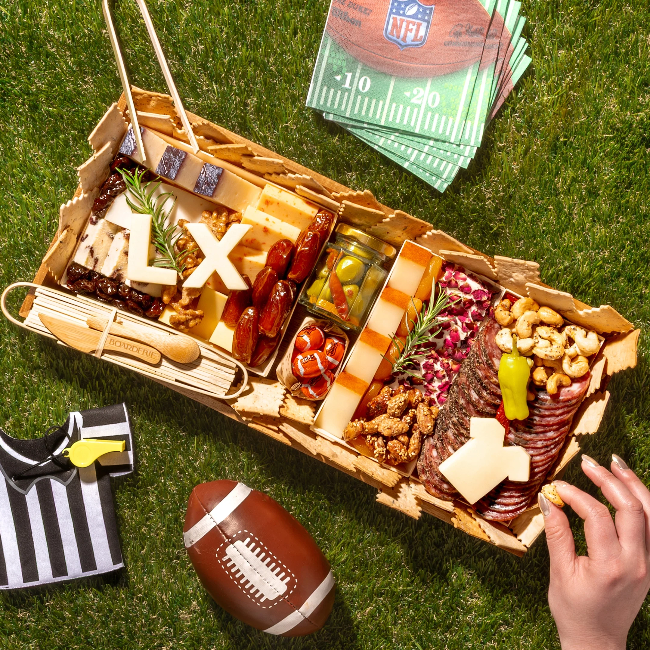 Super Bowl Medium Cheese & Charcuterie Board - E-Gift