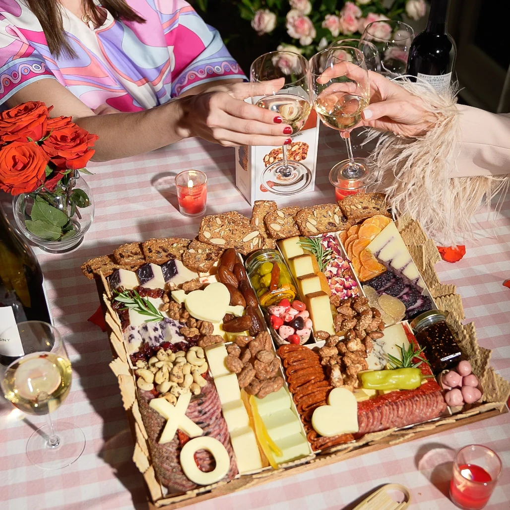 Valentine's Large Cheese & Charcuterie Board - E-Gift - Image 3